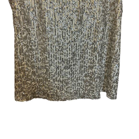 Cato Women Sequin Tank‎ Top 22/24 Mixed Media Layer Sparkle Disco Glam Party NEW - Picture 5 of 9